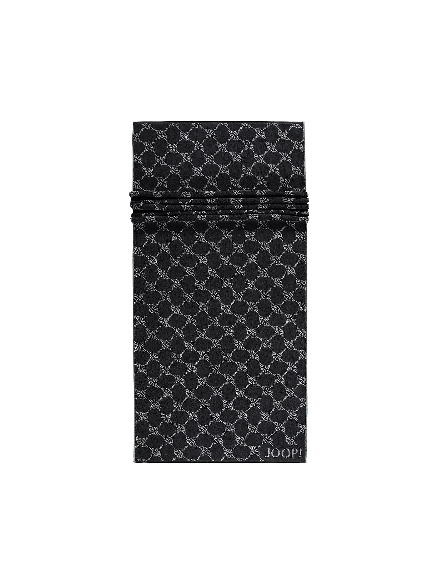 JOOP | Saunatuch Cornflower 80x200cm  Anthrazit | schwarz